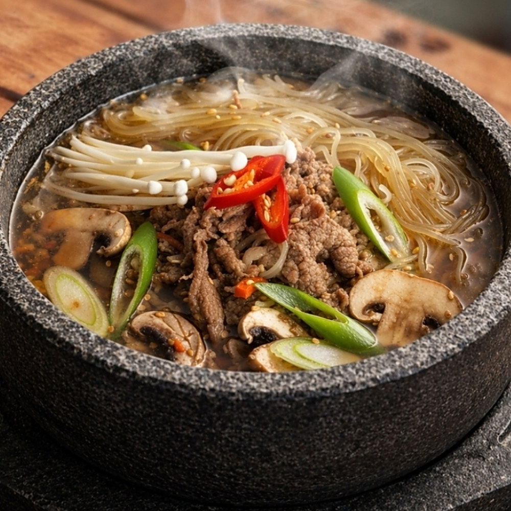Beef bulgogi soup