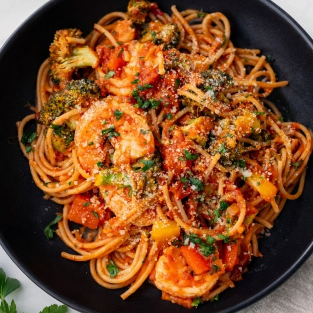 Cajun shrimp garlic noodles