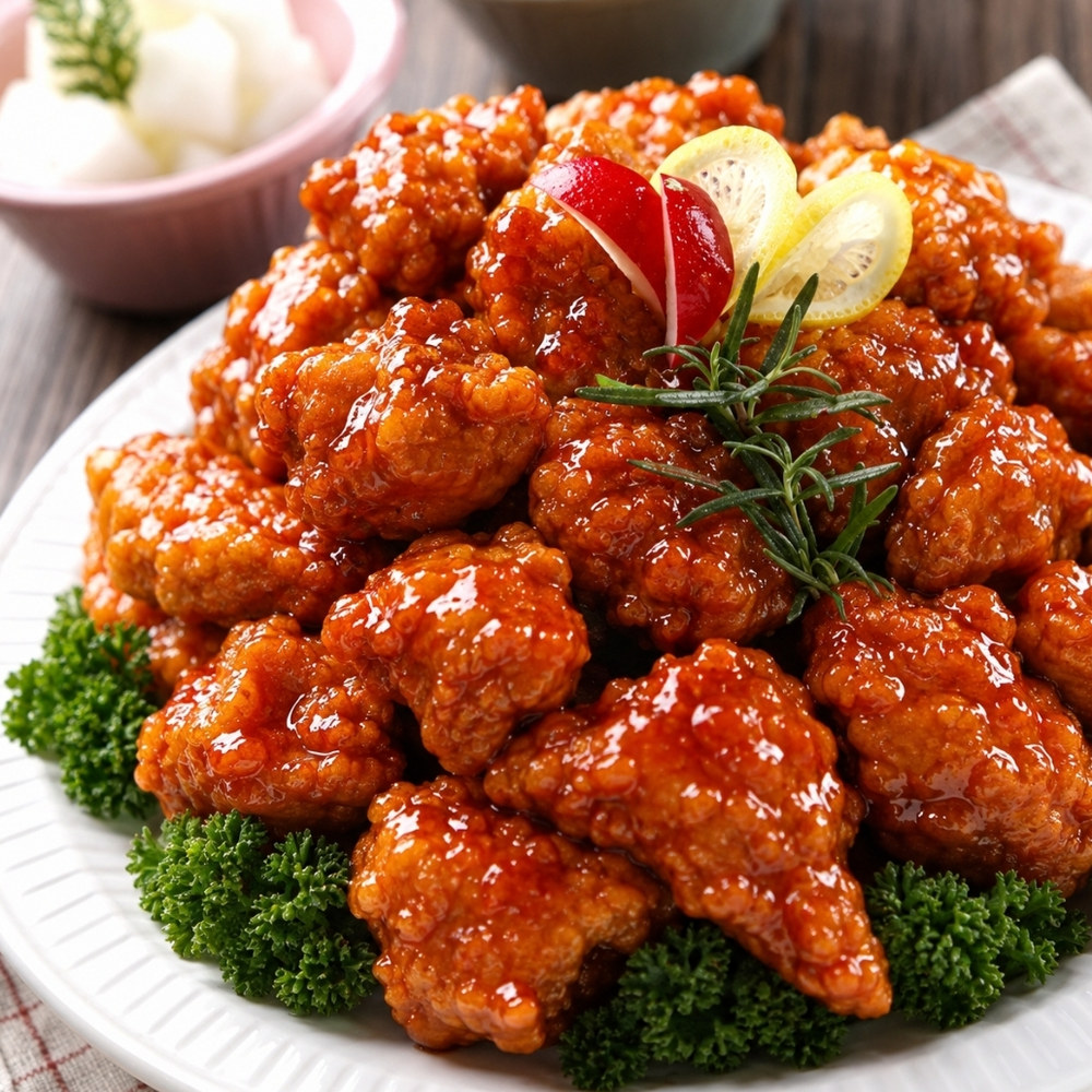 Fried boneless chicken