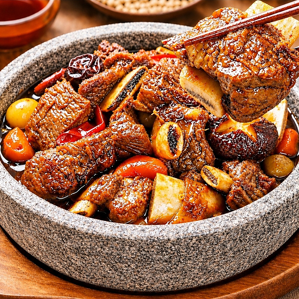 Galbi jjim braised short ribs