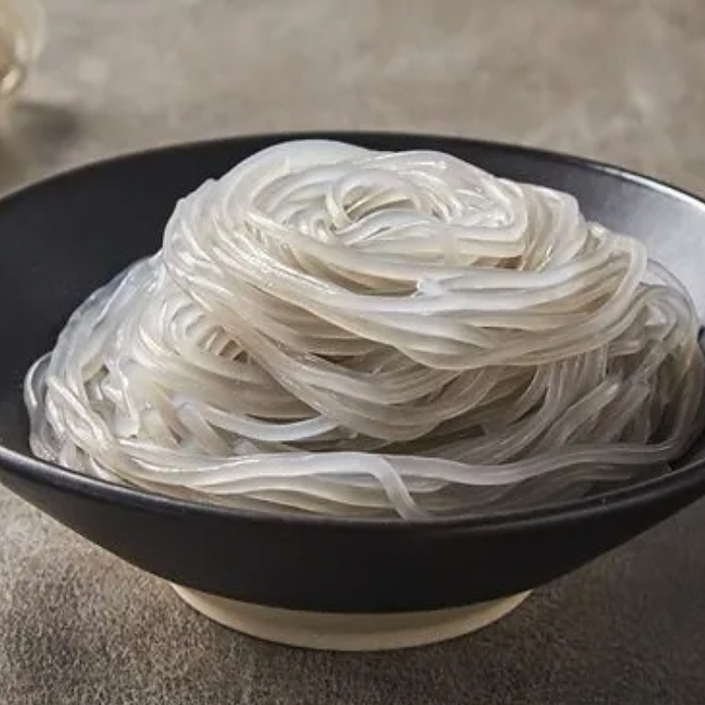 Glass noodle topping