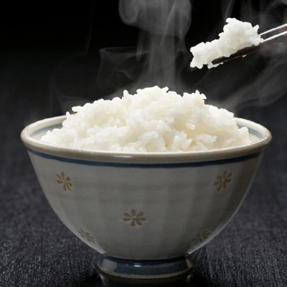 Steamed rice