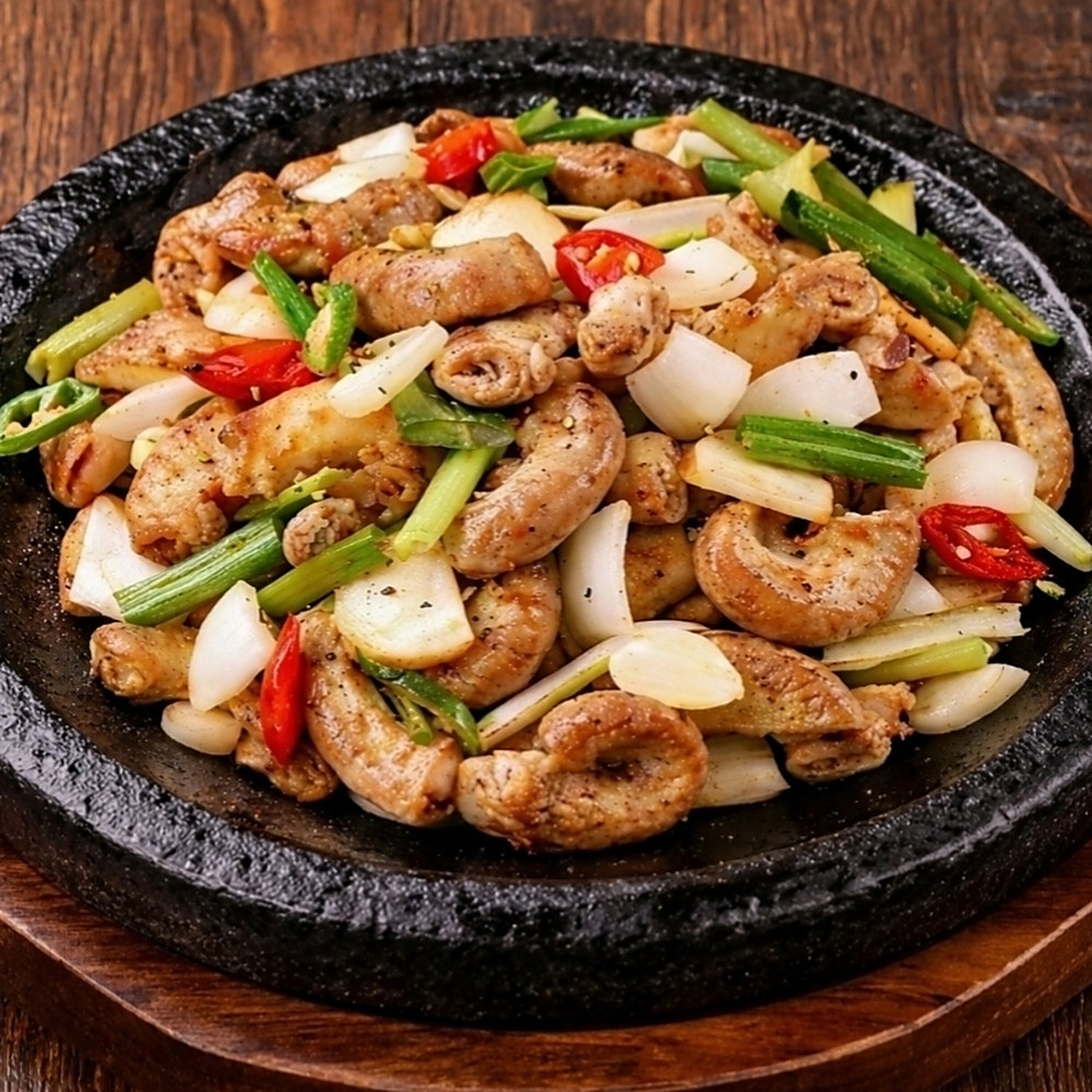 Stir-fried beef small intestine