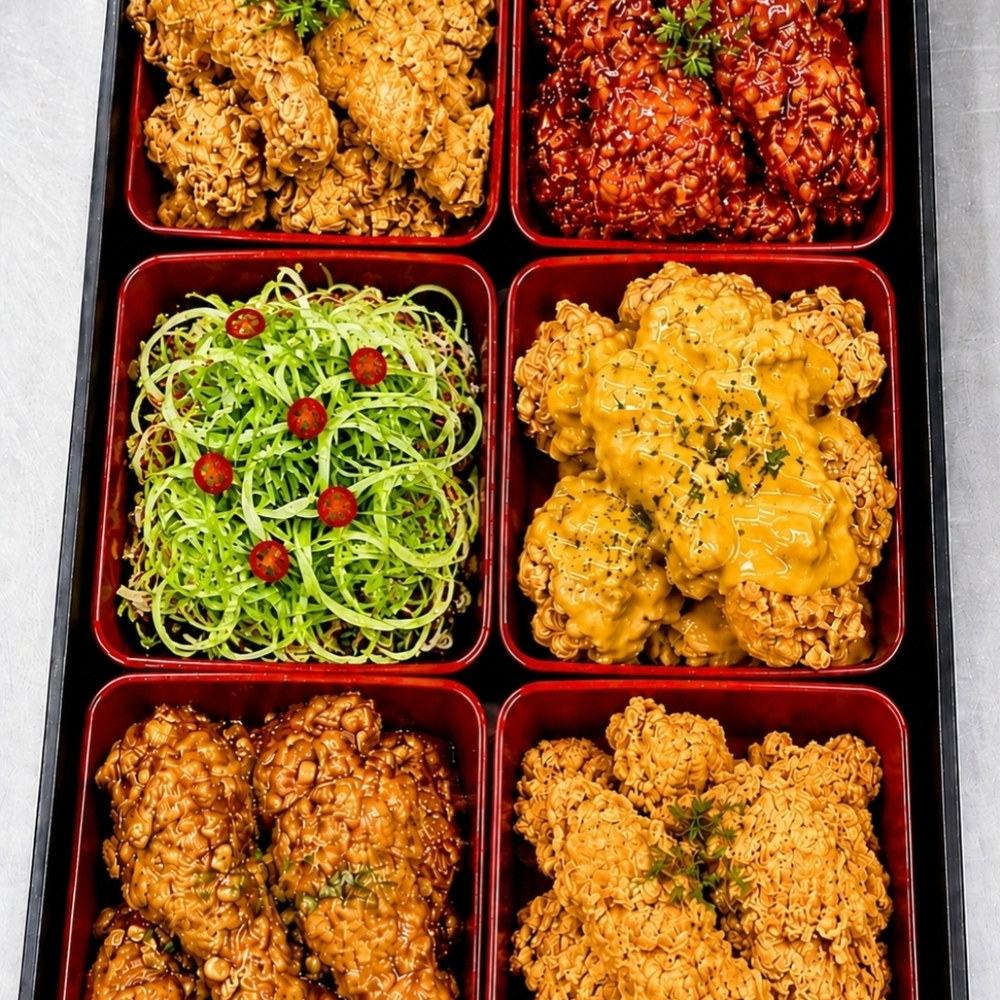 Ultra chicken set with five flavors