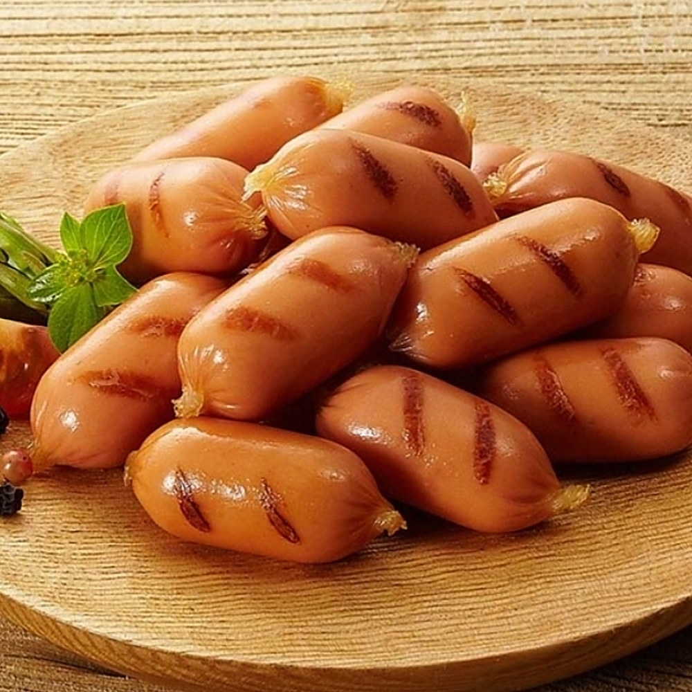 Vienna sausage topping